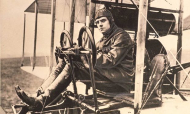 Tayside aviation pioneer Preston Watson in 1915.