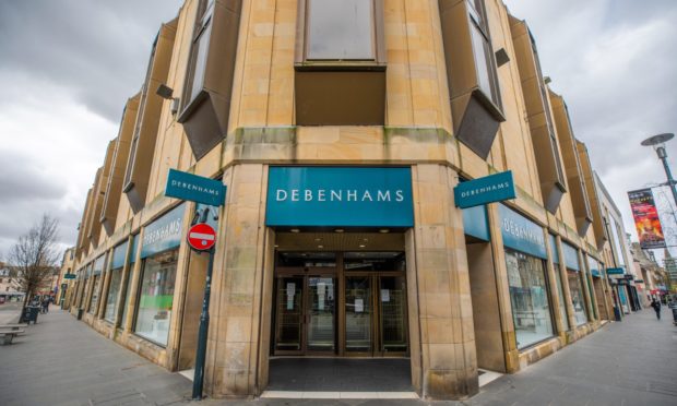 Debenhams in Perth.