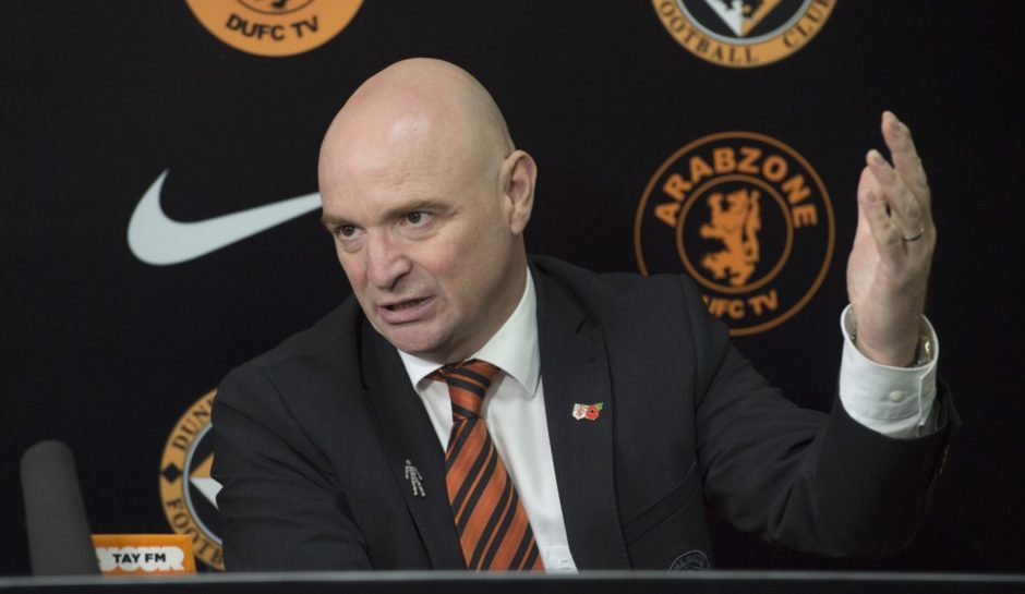 Ex-Dundee United chairman Stephen Thompson.