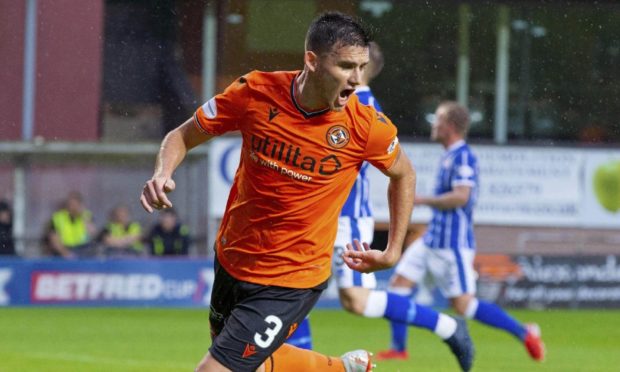 Dundee United's Argentine left-back Adrian Sporle.