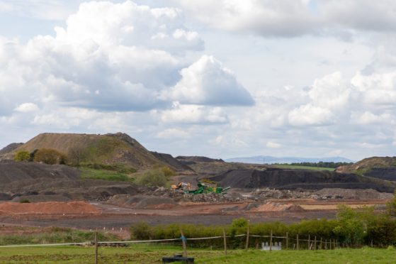 The Comrie Colliery site.