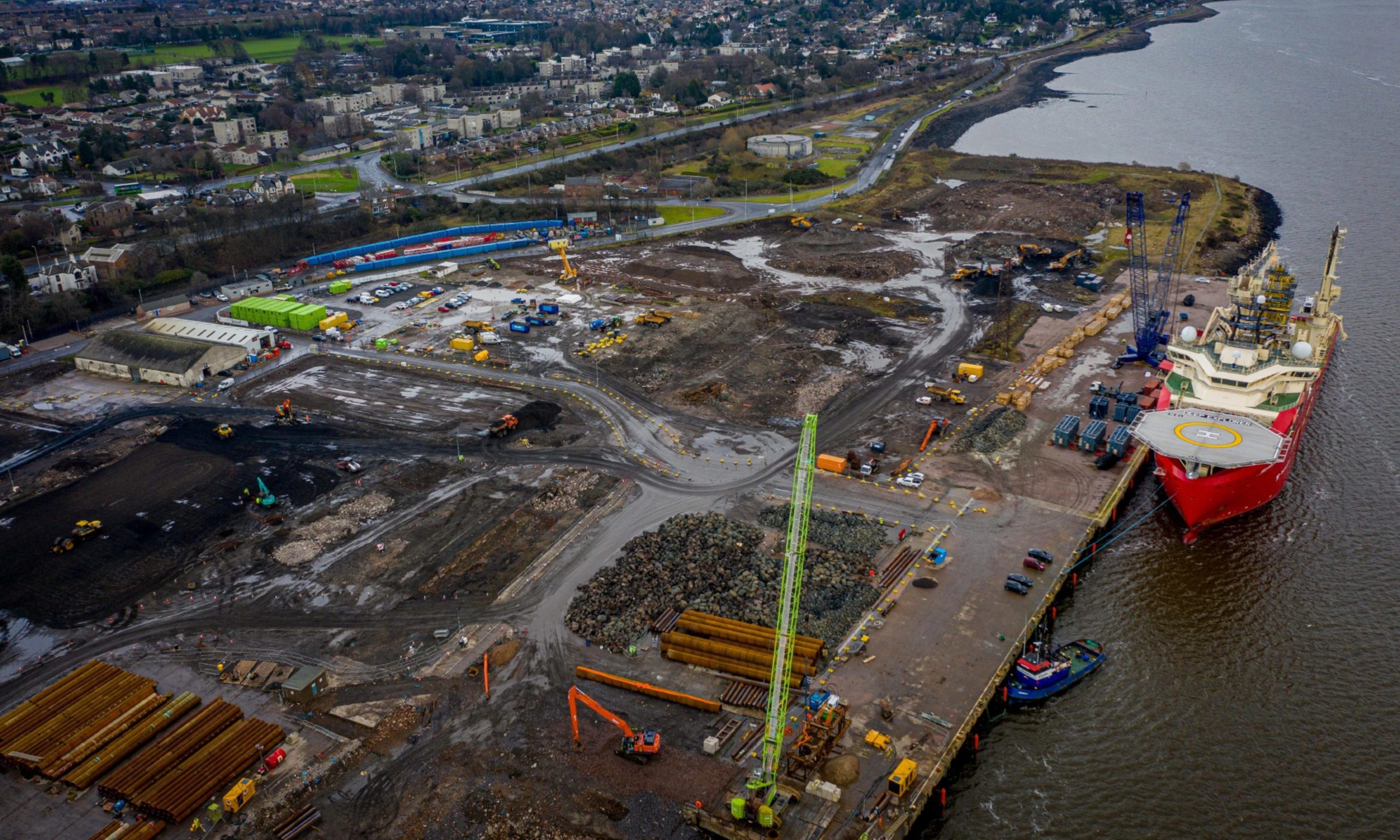 Port of Dundee: Drone footage and full details of 'epic' £40m development - Vimarsana News