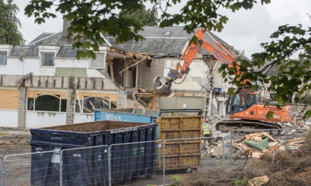 The Wheel Inn was flattened last year to make way for the retirement complex.