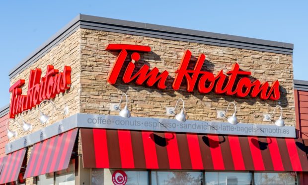 A Tim Horton's branch in Canada