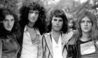 Queen at Ridge Farm recording studio in August 1975.