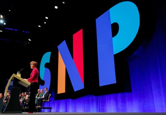 The SNP annual conference in Aberdeen in 2019.