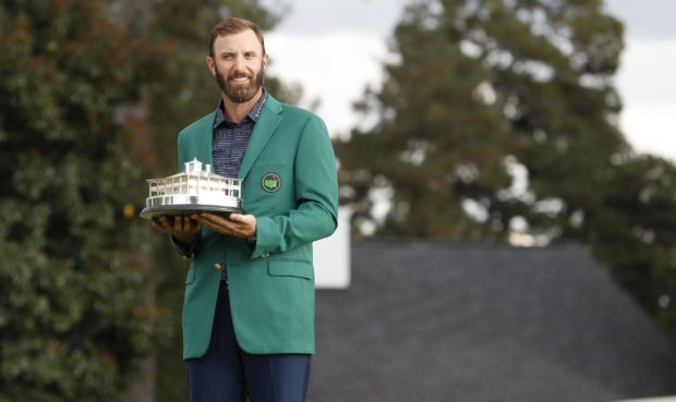 Dustin Johnson smashed the scoring record at Augusta in November.