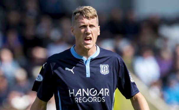 23/08/14 SCOTTISH PREMIERSHIP ST MIRREN v DUNDEE (0-1) ST MIRREN PARK - PAISLEY Jim McAlister in action for Dundee