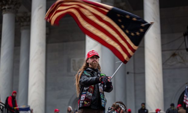 On January 6, 2021, pro-Trump supporters and far-right forces flooded Washington DC to protest Trump's election loss.