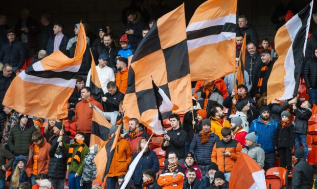 Dundee United fans have been unable to support team at Tannadice this season due to Covid-19 restrictions.