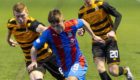 Kai Kennedy in action for Inverness.
