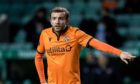 EDINBURGH, SCOTLAND - DECEMBER 19: Paul McMullan in action for Dundee United during a Scottish Premiership match between Hibernian and Dundee United at Easter Road, on December 19, 2020, in Edinburgh, Scotland (Photo by Ross Parker / SNS Group)