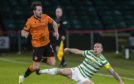 Marc McNulty in action against Celtic.