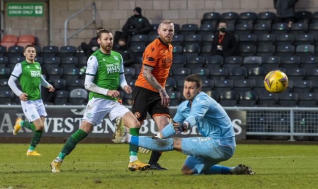 Winger Martin Boyle put Hibs 2-0 up in the second half.