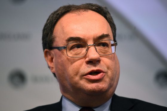 The Governor of the Bank of England, Andrew Bailey.