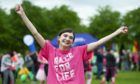 Sara Wilson at a Race for Life event.