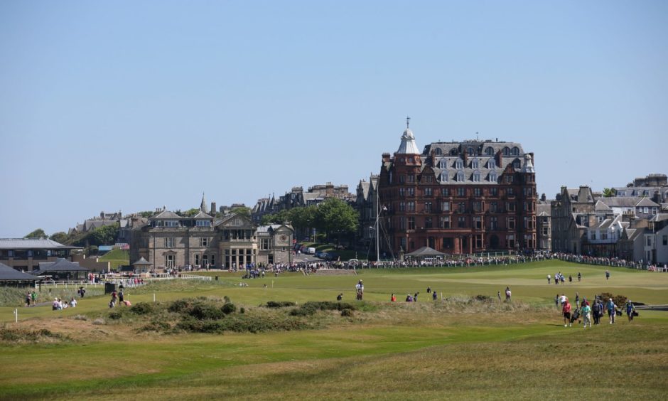 The iconic Old Course in St Andrews.