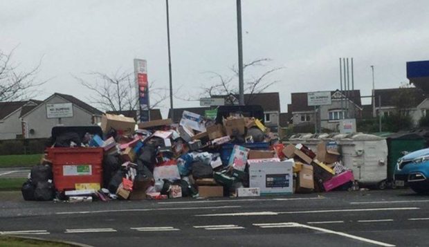 Anger has been expressed by some councillors after recycling points across the region were overwhelmed during the festive period.