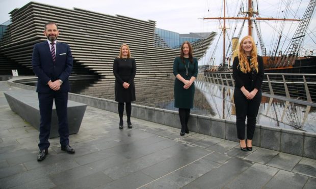 Gilson Gray Dundee staff members Lindsay Darroch, Nyona Nicol, Karin Bousie, Kasia Thomson.