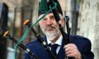 Jimmy Black of Dundee City Pipe Band.