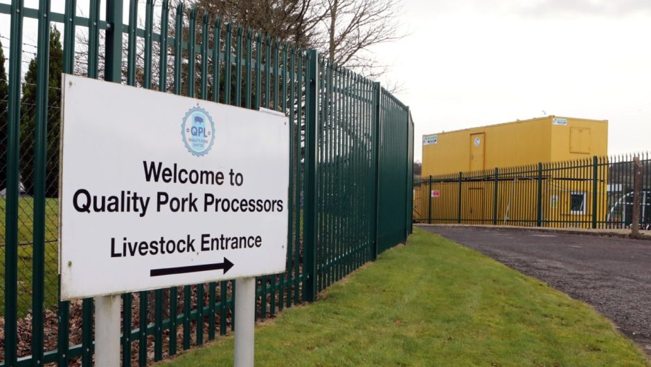 The QPL processing plant on the outskirts of Brechin.