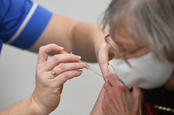 NHS Fife bosses say the region is "on track" to meet the demands of the vaccine roll out in the region.