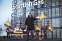 Staff picket outside Scottish Gas (Centrica) office