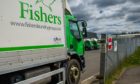 A Fishers lorry at Inveralmond Industrial Estate in Perth.