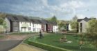 An artist's impression of what the first new houses will look like.