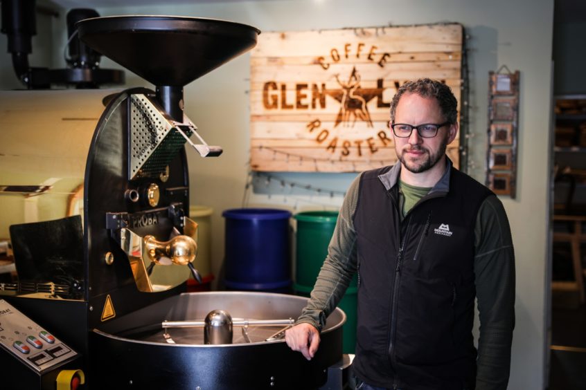 Jamie Grant, Director of Glen Lyon Coffee.