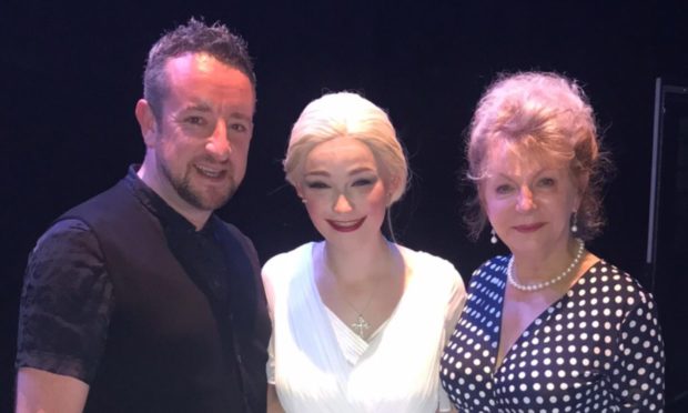Kenny Christie and Lina Waghorn (right) have led productions including Evita.