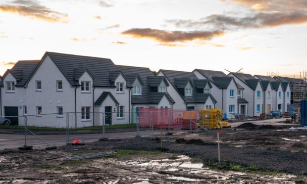 Kirkwood Homes development at Balgillo Heights, Broughty Ferry.