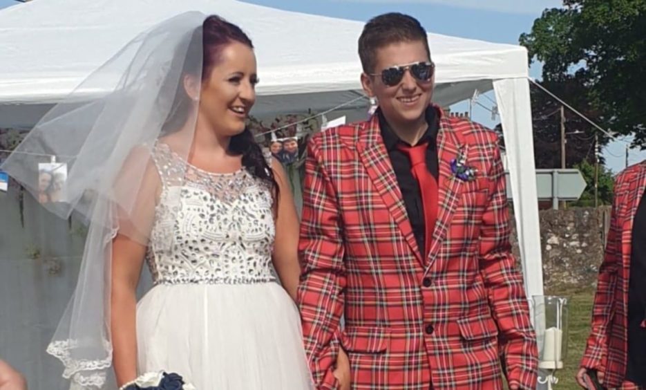 Kirsty, 31, was recently diagnosed with a rare signet cell tumour in her stomach, which has since spread to her oesophagus and begun attacking her organs, meaning the couple was forced to bring their wedding plans forward.
