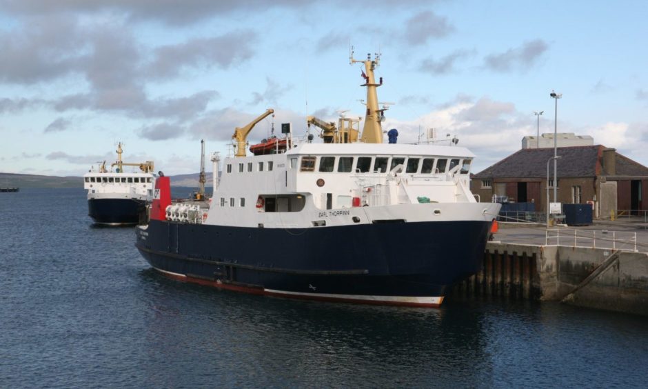 An Orkney ferry.