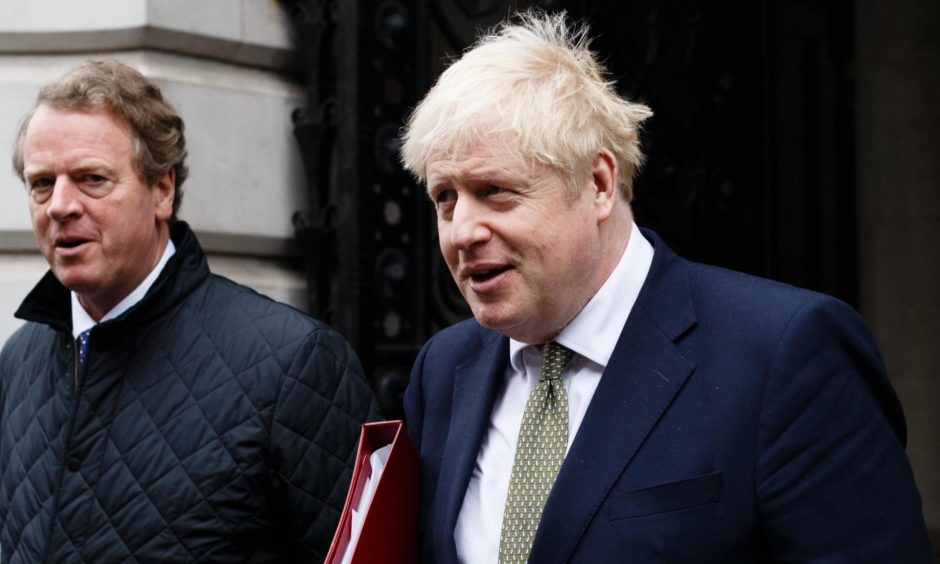 Boris Johnson and Alister Jack.