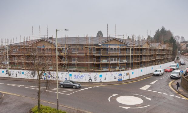 Work is nearing completion on the new care home on Glover Street in Perth
