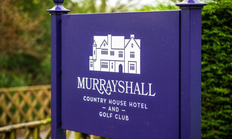 Murrayshall Hotel sign