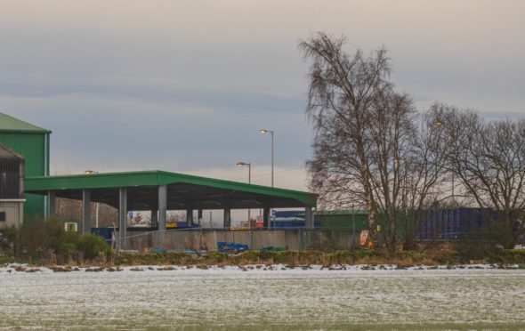 Crieff Recycling Centre.