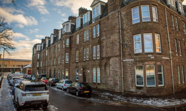 Vandals have repeatedly targeted South Inch Terrace.