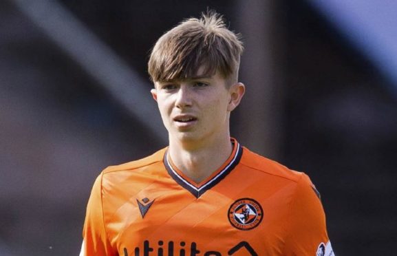 03/08/19 LADBROKES CHAMPIONSHIP DUNDEE UTD v INVERNESS CT (4-1) TANNADICE PARK - DUNDEE Scott Banks in action for Dundee United