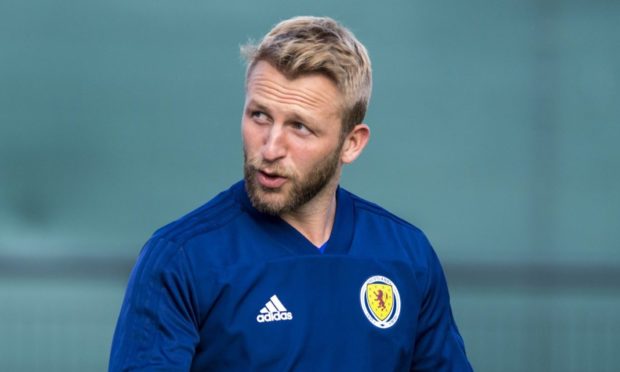 EDINBURGH, SCOTLAND - SEPTEMBER 8: Scotland's Johnny Russell during a Scotland training session at Oriam, on September 8, 2019, in Edinburgh, Scotland. (Photo by Alan Harvey / SNS Group)