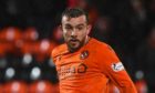 DUNDEE, SCOTLAND - FEBRUARY 21: Paul McMullan in action for Dundee United during the Ladbrokes Championship match between Dundee United and Inverness Caledonian Thistle at the Tannadice Park on February 21, 2020, in Dundee, Scotland. (Photo by Craig Foy / SNS Group)