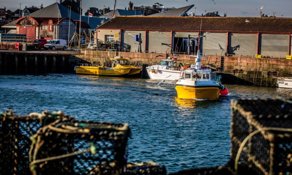 Arbroath Harbour.