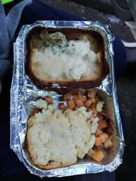An example of the food delivered last week.