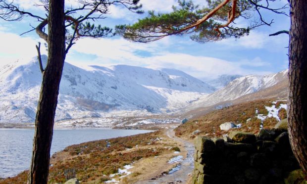The path towards the head of Loch Muick.