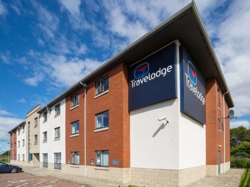 The Travelodge in Falkirk.