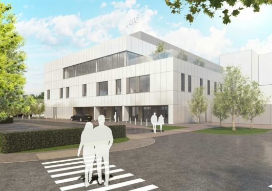 An artist's impression of what the new orthopaedic centre will look like.