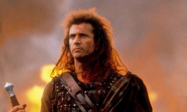 Mel Gibson in Braveheart.