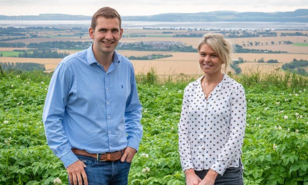 James and Sally Taylor, of Mackie's Crisps.
