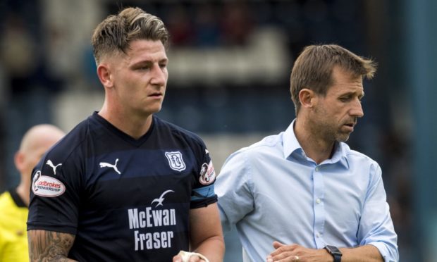 Josh Meekings and Neil McCann during their time at Dundee.